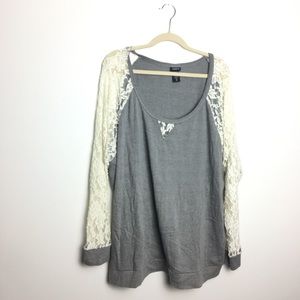 Torrid Lace Sweatshirt
